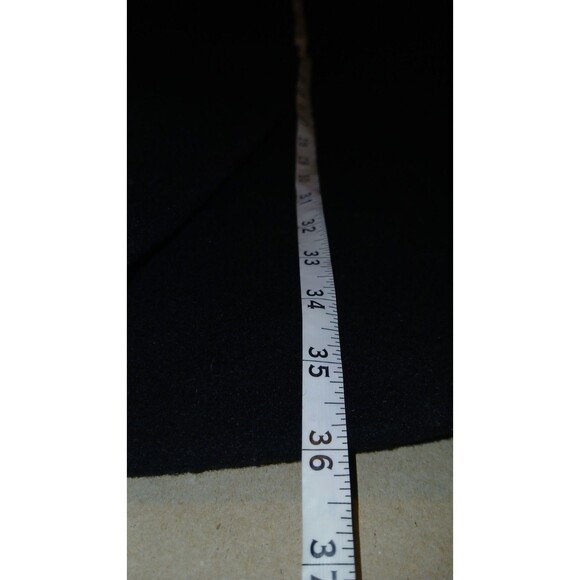 Club Monaco Womens Wool Pea Coat Faux Fur Collar Black XS Zip Mid-length Chic - Picture 10 of 12